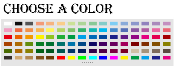 Choose Color Choose Color
